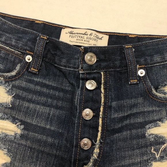 Abercrombie & Fitch High Rise Festival Shorts 0655 - Picture 3 of 7